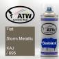 Preview: Fiat, Storm Metallic, KAJ / 695: 400ml Sprühdose, von ATW Autoteile West.